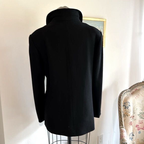 Black Peacoat in Perfect Condition Sz 12 - Picture 3 of 9